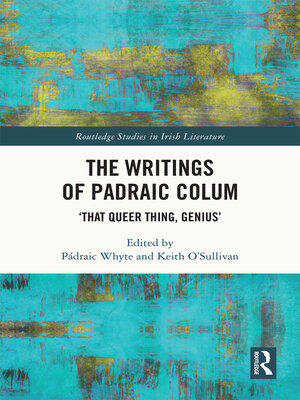 cover image of The Writings of Padraic Colum